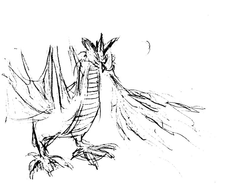 Dragon rugissant